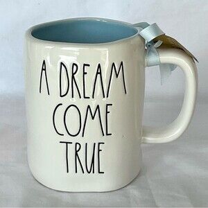 Rae Dunn Disney Castle Mug Princess Cinderella “A Dream Come True" New